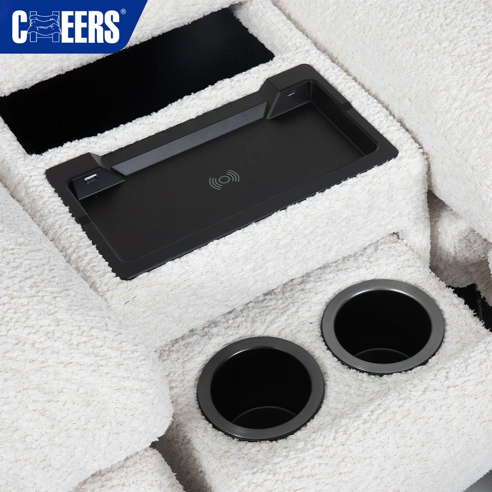 MANWAH CHEERS New Large Home Furniture Living Room Sofa Recliner Sets Sectional Corner Modular Sofa Living Room L Shape Couch