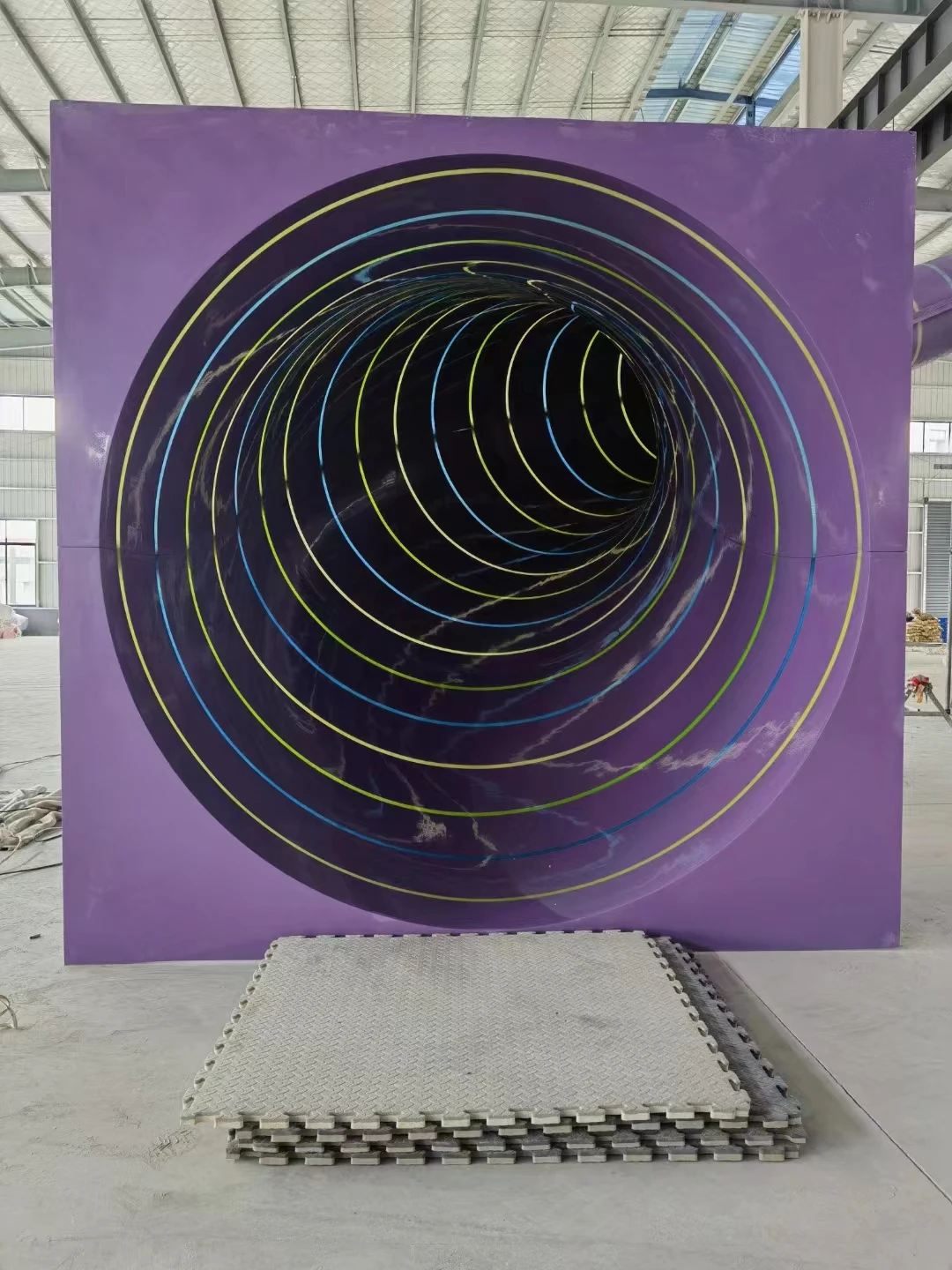 Bettaplay New Outdoor Indoor Kids Playground Equipment  Light Slide Park Equipment Amusement Park Fiberglass Slide