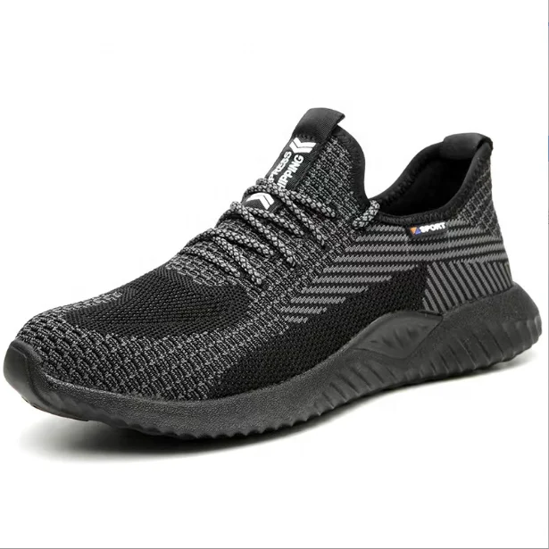 Lightly Nice Quality Anti smashing Anti prickling Jogger Rebel Safety Shoes Men steel toe for protection
