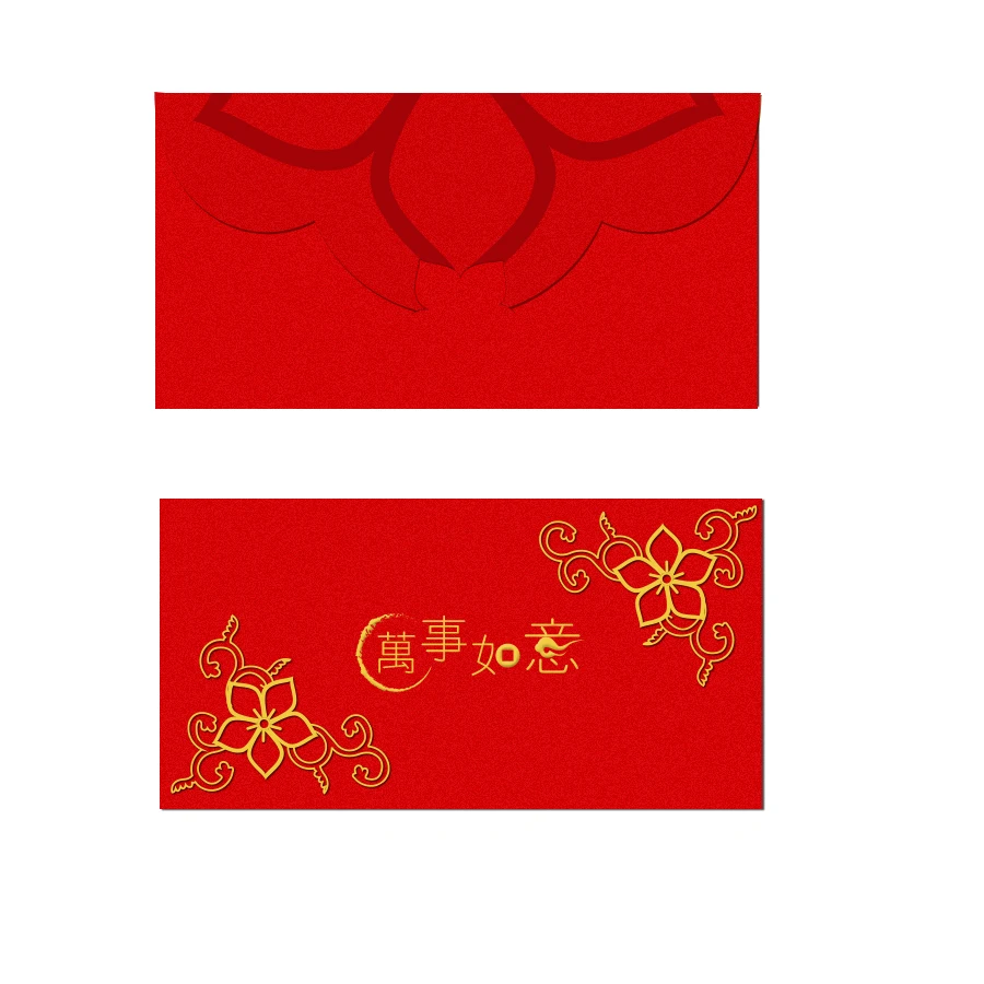 Top sale chinese new year hong bao custom cny red packet holder
