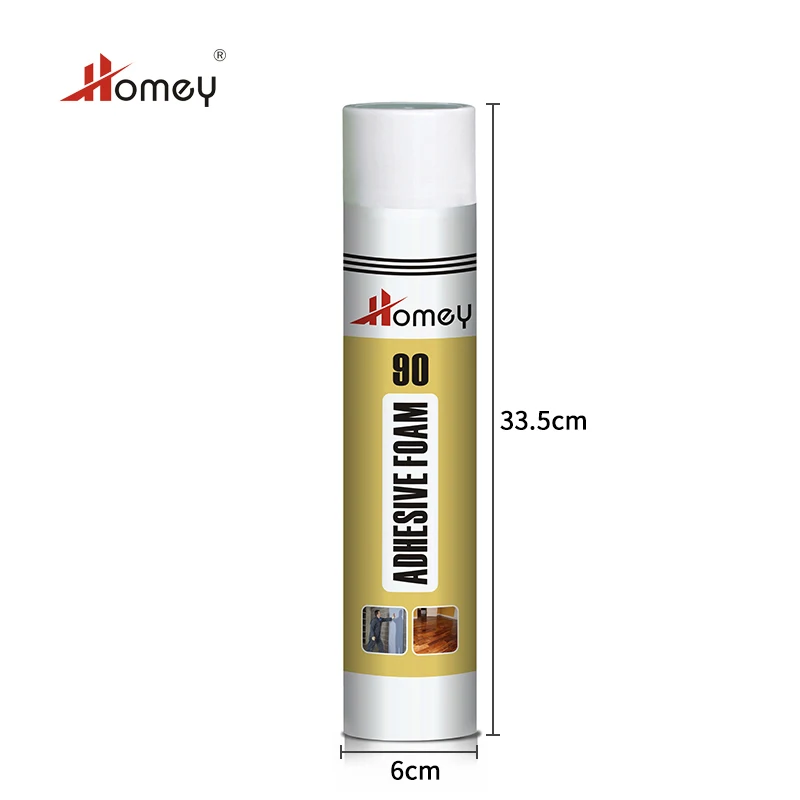 Homey OEM PU Foam Custom Fast Bonding Polyurethane PU Foam Adhesive