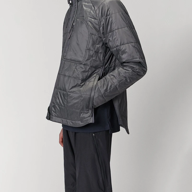 Custom Ultralight Eco-down Packable Jacket Internal Stowebag Transforms Jacket