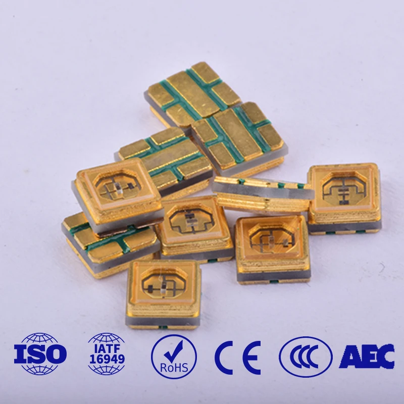 Custom High radiant power 3w 4w UVA UVB UVC 250nm 260nm 265nm 360-380nm 385-405nm Purple LED UV LEDs for uv led lash lamp