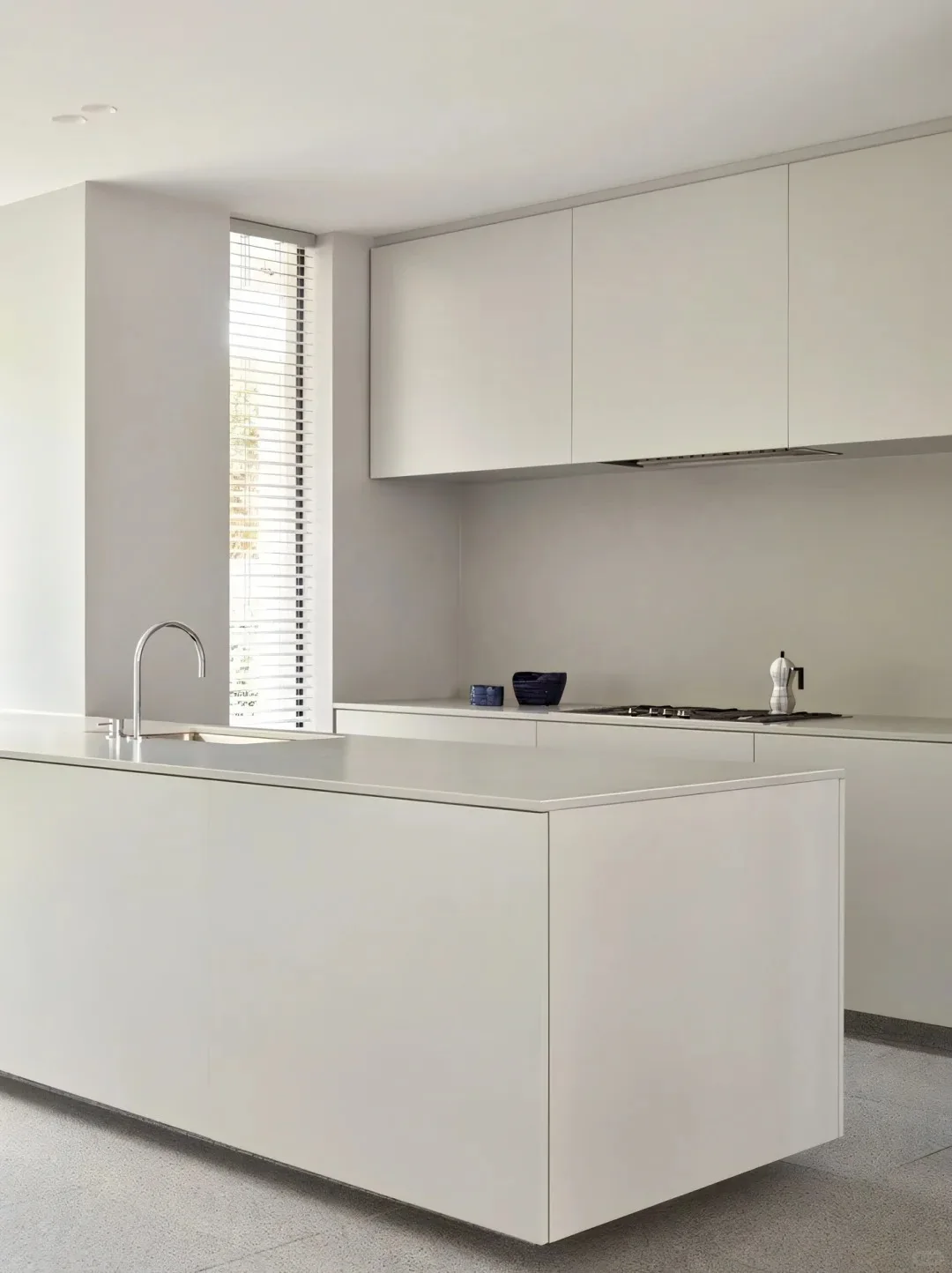 Custom European Full Morden Luxurious High End Grey Kitchen Shaker Style Cabinets with Glass Showcase