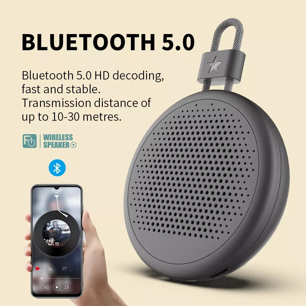 F10 Handhold Waterproof Outdoor 800mAh Music Player Rechargeable BT Gaming Wireless Blue tooth Usb Portable Speaker