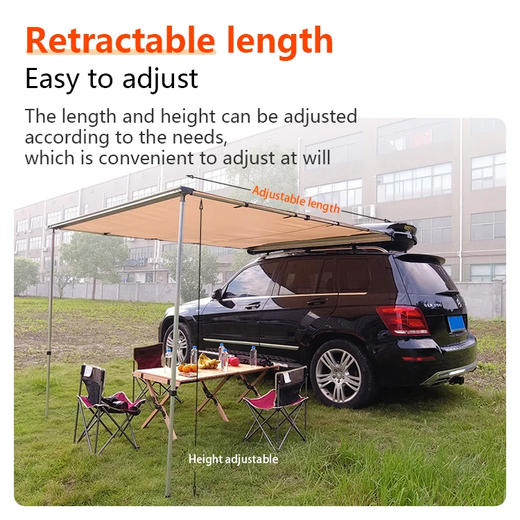 Hot Sell Car Tailgate Canopy Camping Car Rear Tent New Outdoor Car Vehicle Tent