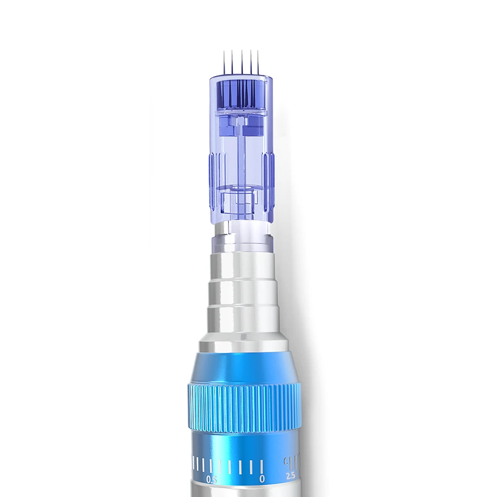 Rechargeable Dermapen Micro Needle Facial Care Machine Derma Pen A6 Plus Electric Derma Stamp Pen Medical Grade Test Titanium