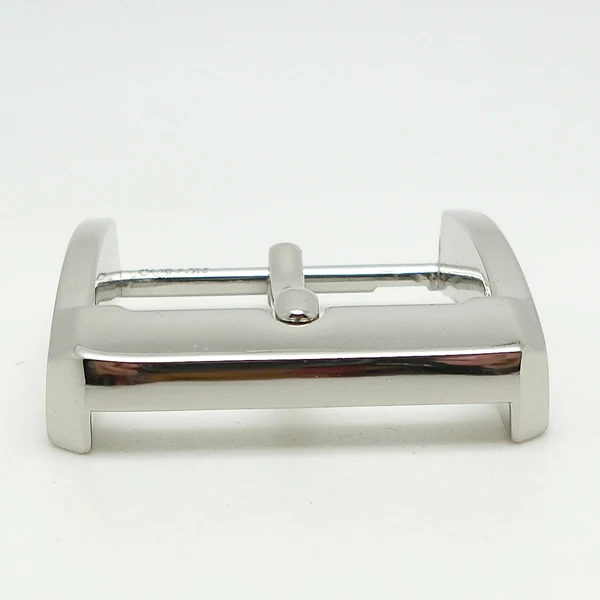 35mm High Quality Polished Nickel-Free Lead-Free Belt Buckle Custom Design Brand Logo Etched Lasered For Men Straps Pin Buckles