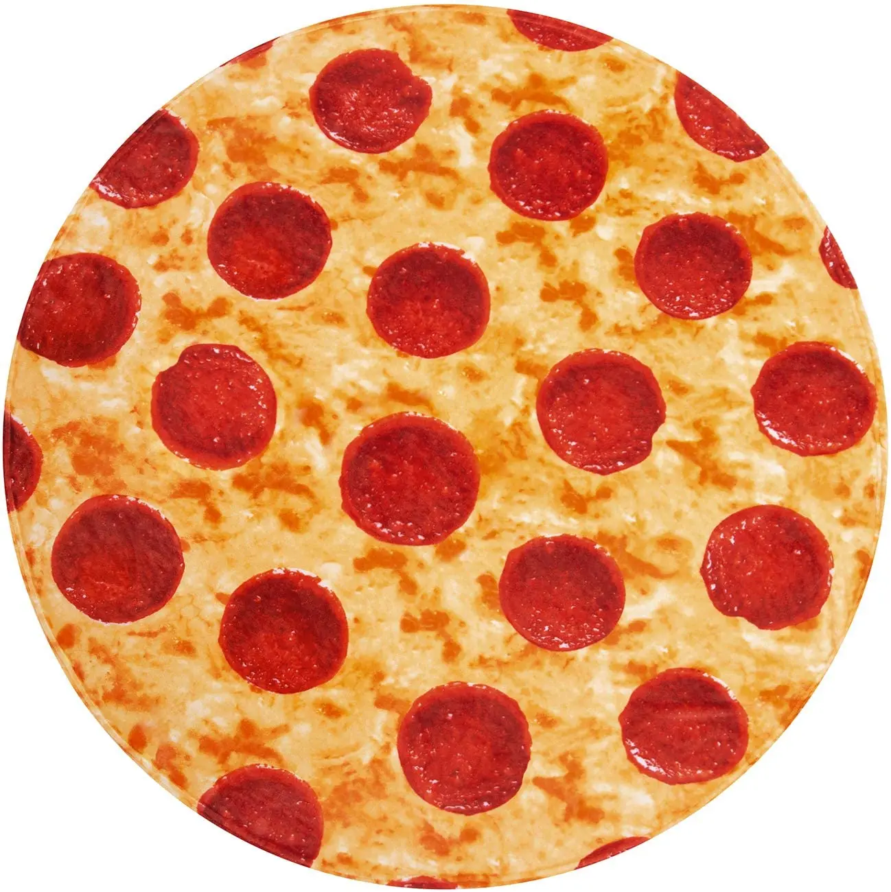 71' Red Large Pizza Sitting Blanket Sherpa Fleece Baby Warm Blankets For Kids