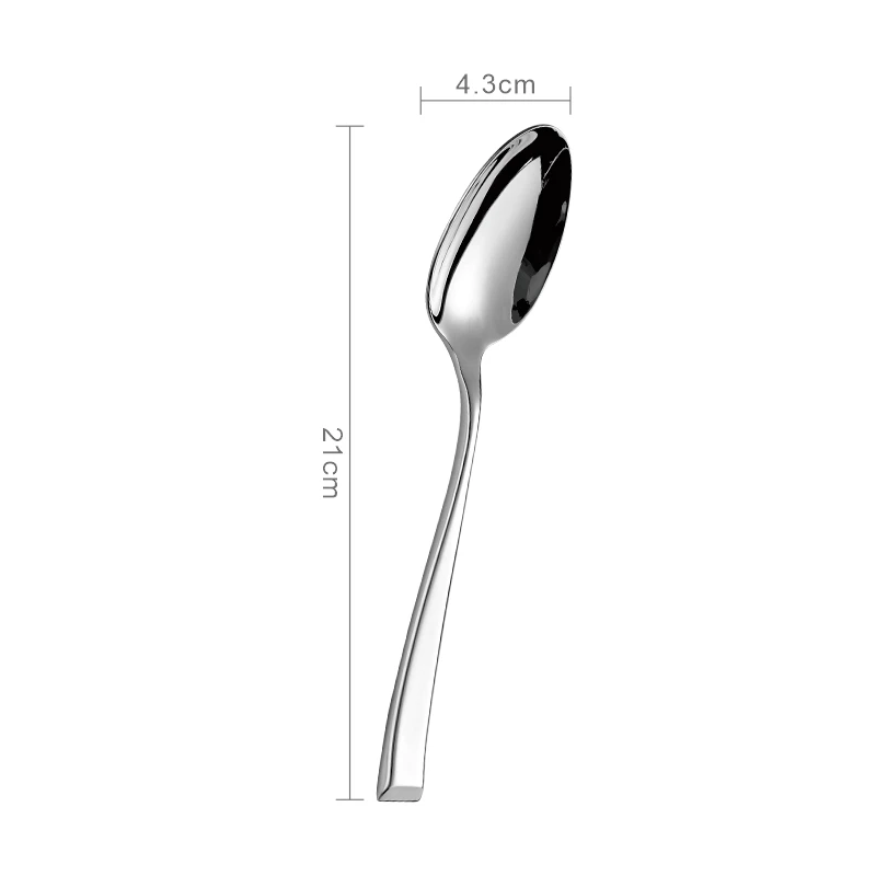 Wholesale restaurant cutlery 304 Silver Tableware  dinner spoons forks and knife stainless steel cutlery for wedding