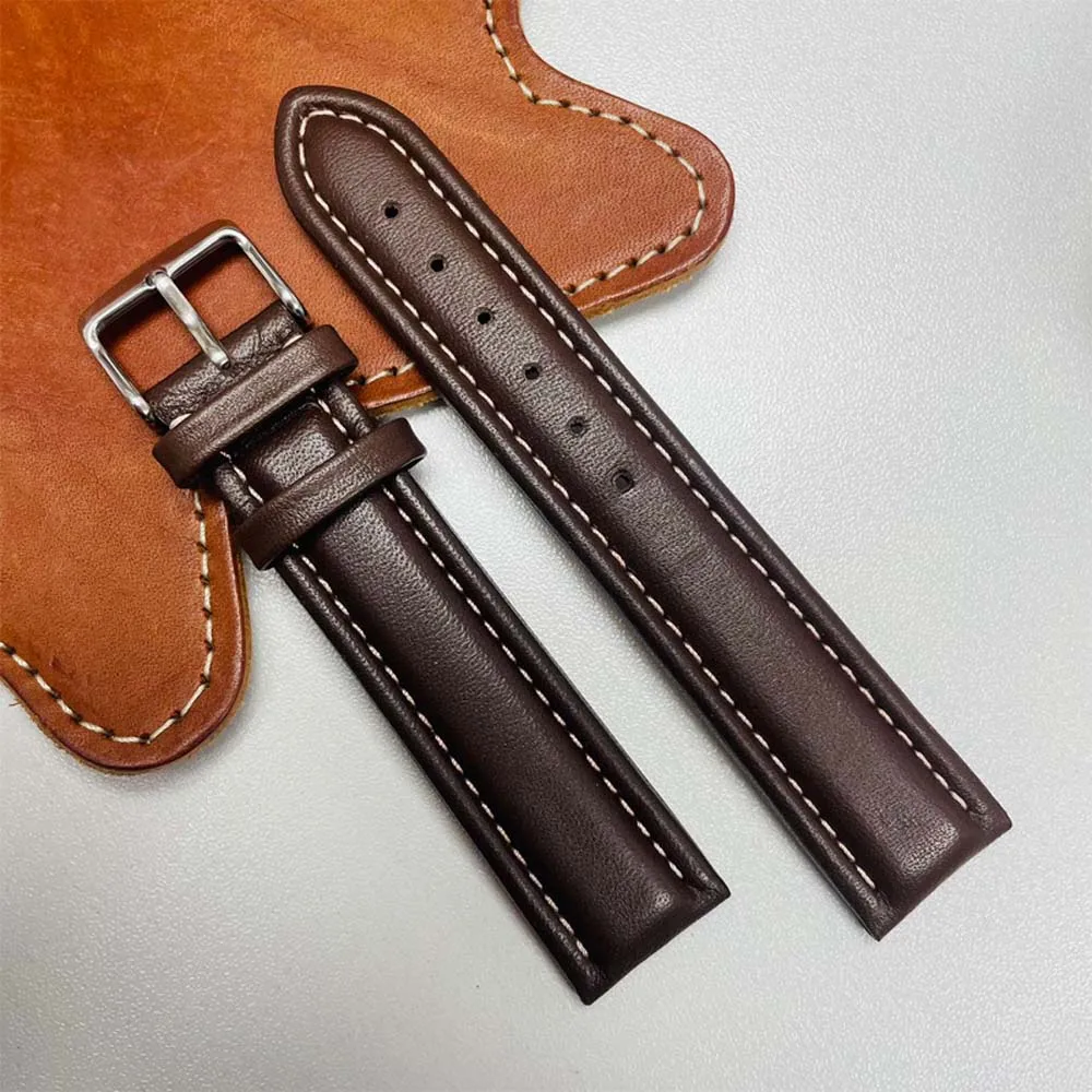 Popular design Brown and black Italican Vintage Calf Leather Bands with quick release Wristband Watch Bands Watch Straps