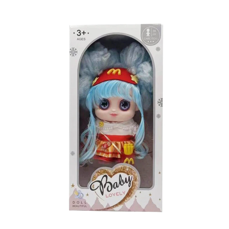 HENGZHI Dolls 30CM Joints Dolls With Full Outfits Clothes Set Wig Makeup Handmade Beauty Toy Gifts For Girls