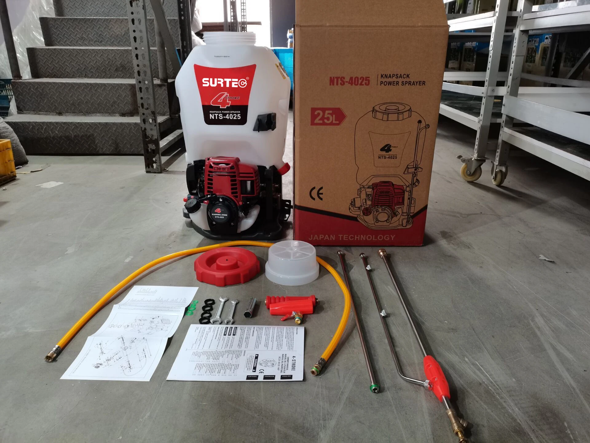 Agricultural 4-stroke Power sprayer with GX35 engine for Peru