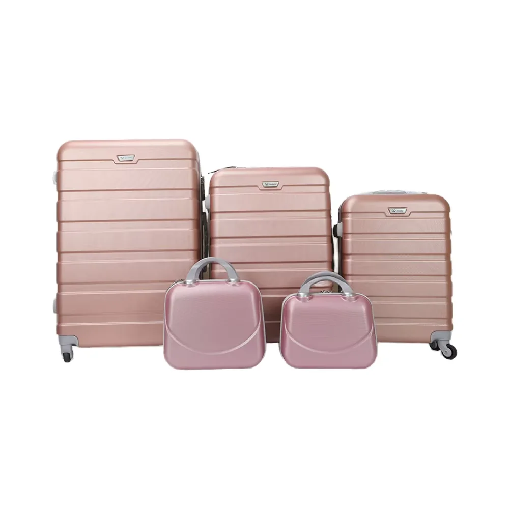 Travel Trolley Luggage  Hardshell ABS 20 24 28 Carton Suitcase Spinner Unisex Fashionable 10 Kg Luggage Suitcase Dacron 210D