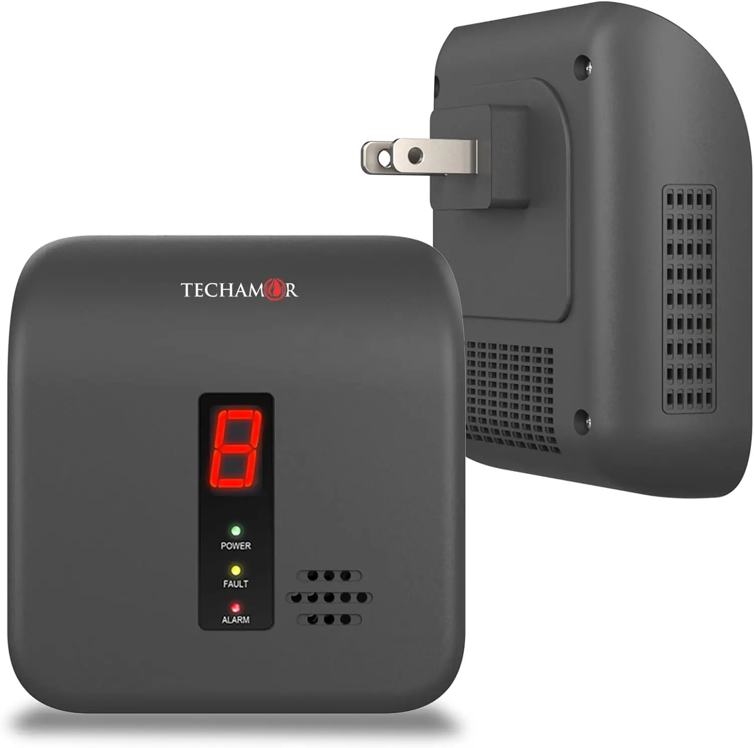 Techamor Y401 Natural Propane Gas Detector Home Kitchen Gas Alarm and Monitor Leak Alarm for LNG LPG Methane Coal Gas Detection