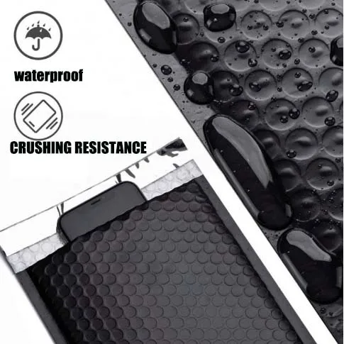 Factory Wholesale 100% Home Compostable Self Seal Bubble Mailers Padded Envelopes Bags Bubble Bags