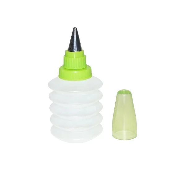 Заводская изготовленная на заказ зеленая белая мини-форма для выпечки «сделай сам», глазурь, пластиковая бутылка для украшения тортов и крема