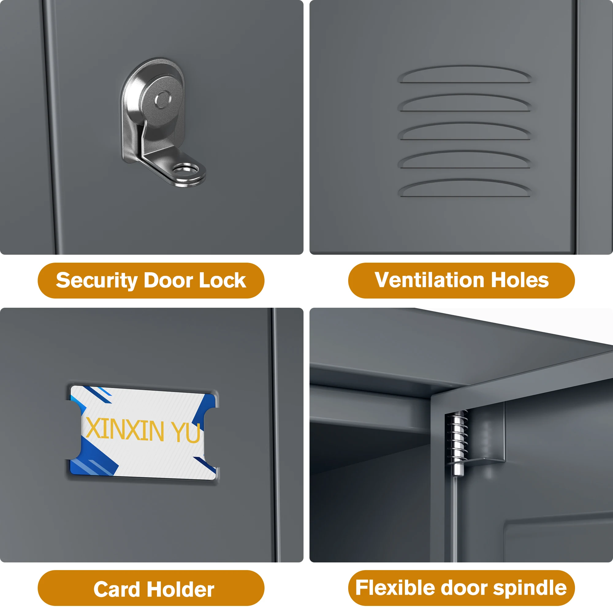 Metal Storage Cabinet Steel Cabinet Locker Iron Student Locker School Hostel Supermarket