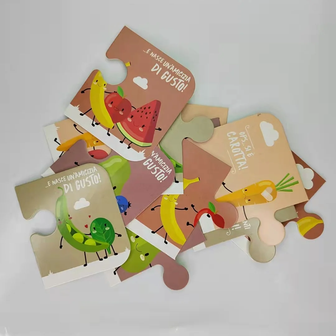 Изготовленные на заказ головоломки карты головоломки Детские Семейные игры