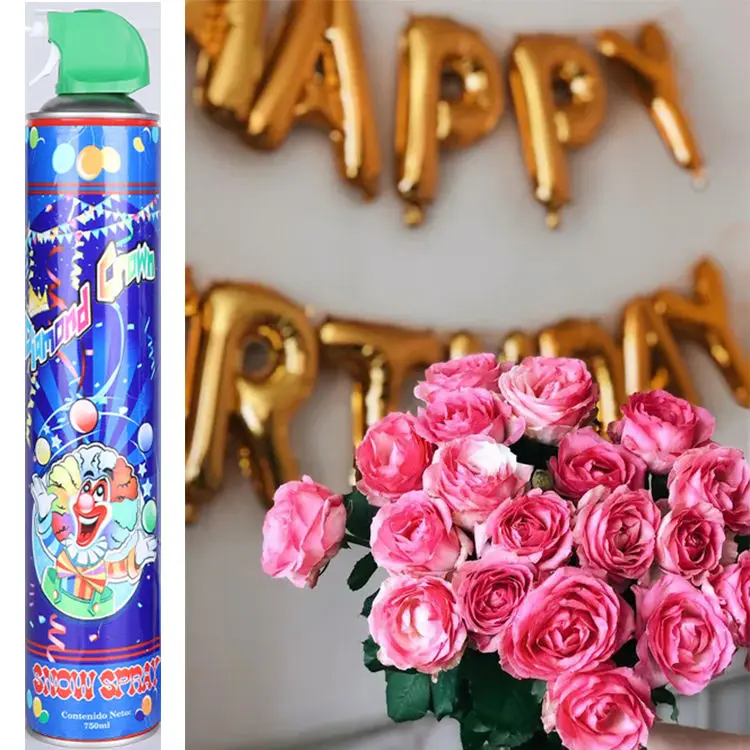 Party spray new year party supplies color snow foam carnival snow foam spray
