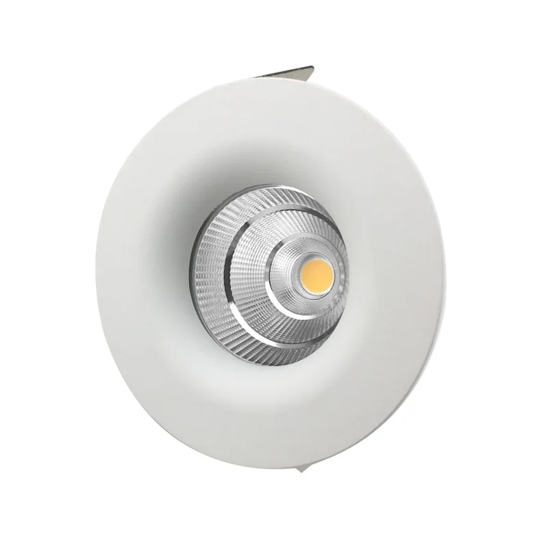 HUAYING High Quality Aluminum Spot Light Anti Glare Lamp Ip20 Downlight Recessed CCT Hotel LED Spotlight