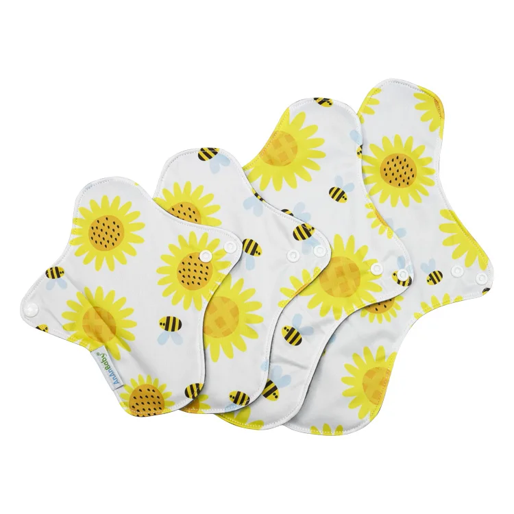 Customization Washable Organic Menstrual Pads Softcare Wholesale Bamboo Reusable Sanitary Pads