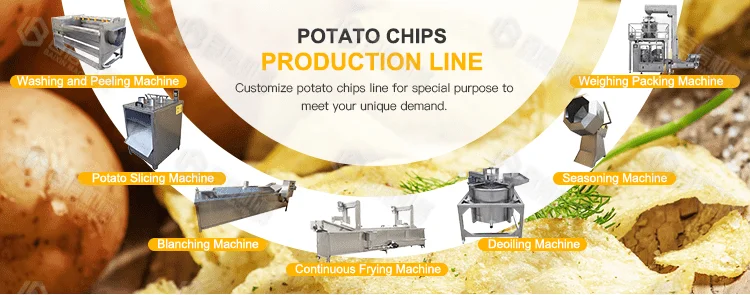 Pringles Sweet Potato Chips Processing Line 500kg Snacks Production Line Machinery