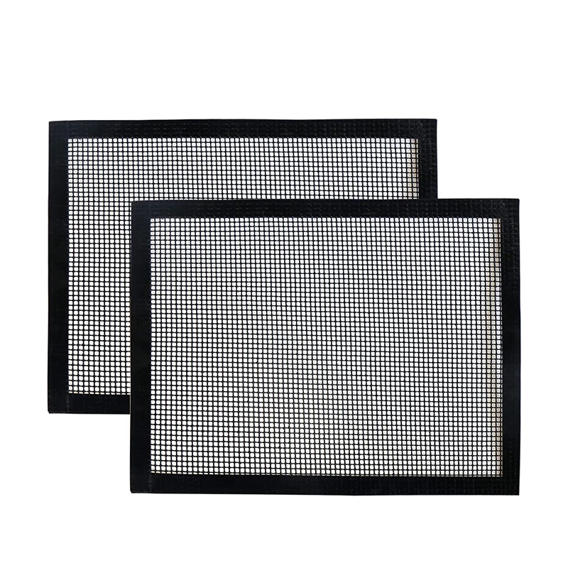 Factory Wholesale BBQ Grill Mesh Mat PTFE Fabrics Non-stick BBQ Grill Mesh Mat
