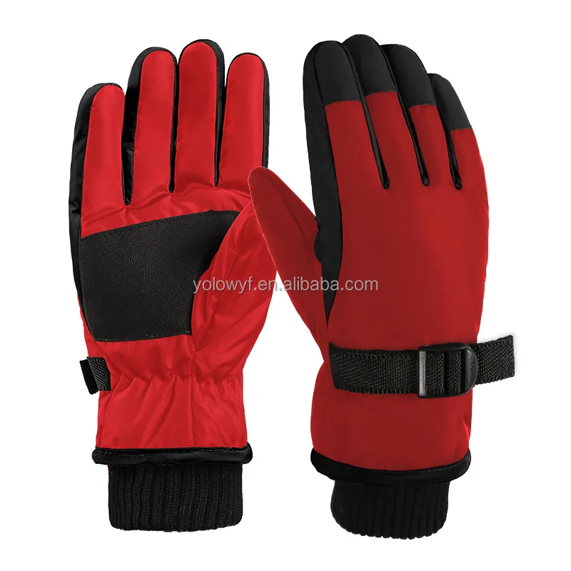 Girls Boys Snow Gloves Kids Ski Winter Thermal Gloves Waterproof Windproof Children Warm Gloves