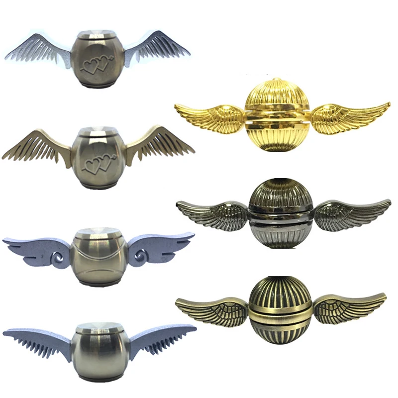 Hot Toys Fidget Spinner Harries Magic Boy Golden Snitch Movie Peripherals Potters 4styles Fingertip Toys for Fans Gifts Original