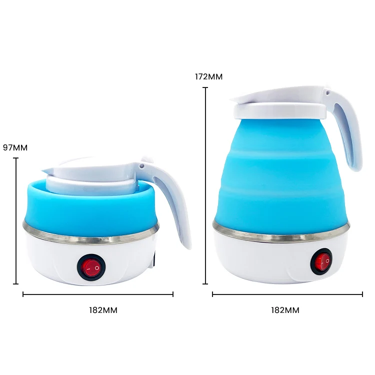 Folding Foldable Portable Collapsible Silicone Car Electric Kettle For Travel Travellers