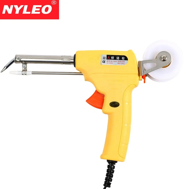 NYLEO Welding Soldering gun 220V 60W 50Hz/60HZ Automatically Send Tin Electric Soldering Iron