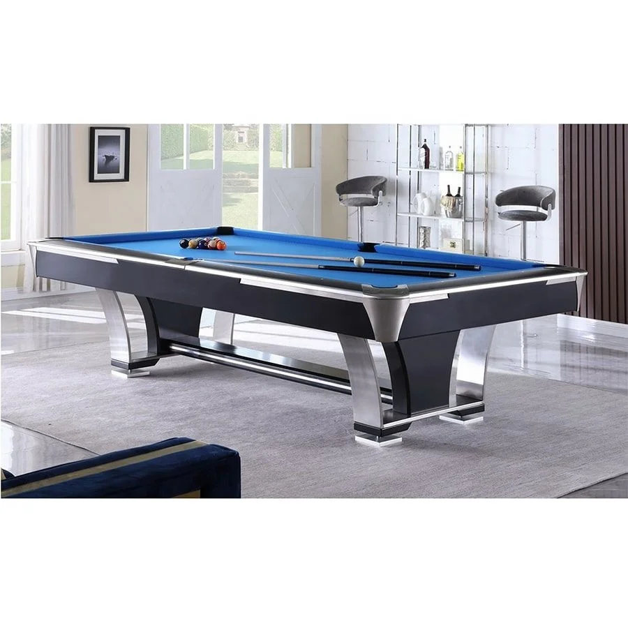 Wholesale Price Sports Indoor Game High Quality 8 Ball 9 Ball Pool Tables Slate Clubs Prefer Standard 9 Foot Billiard For Sale