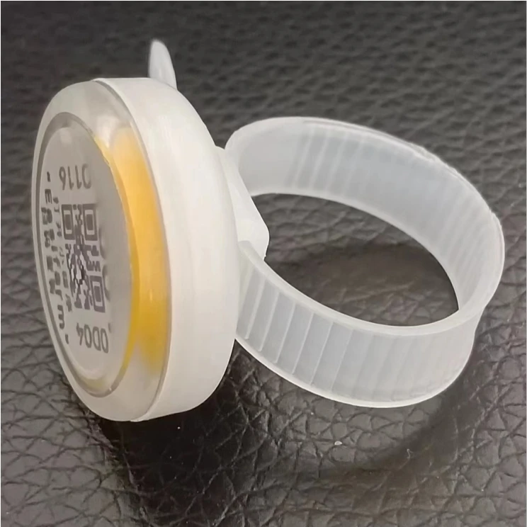 Chicken leg ring poultry foot tag ring for remote monitoring activity health detection source tracking system