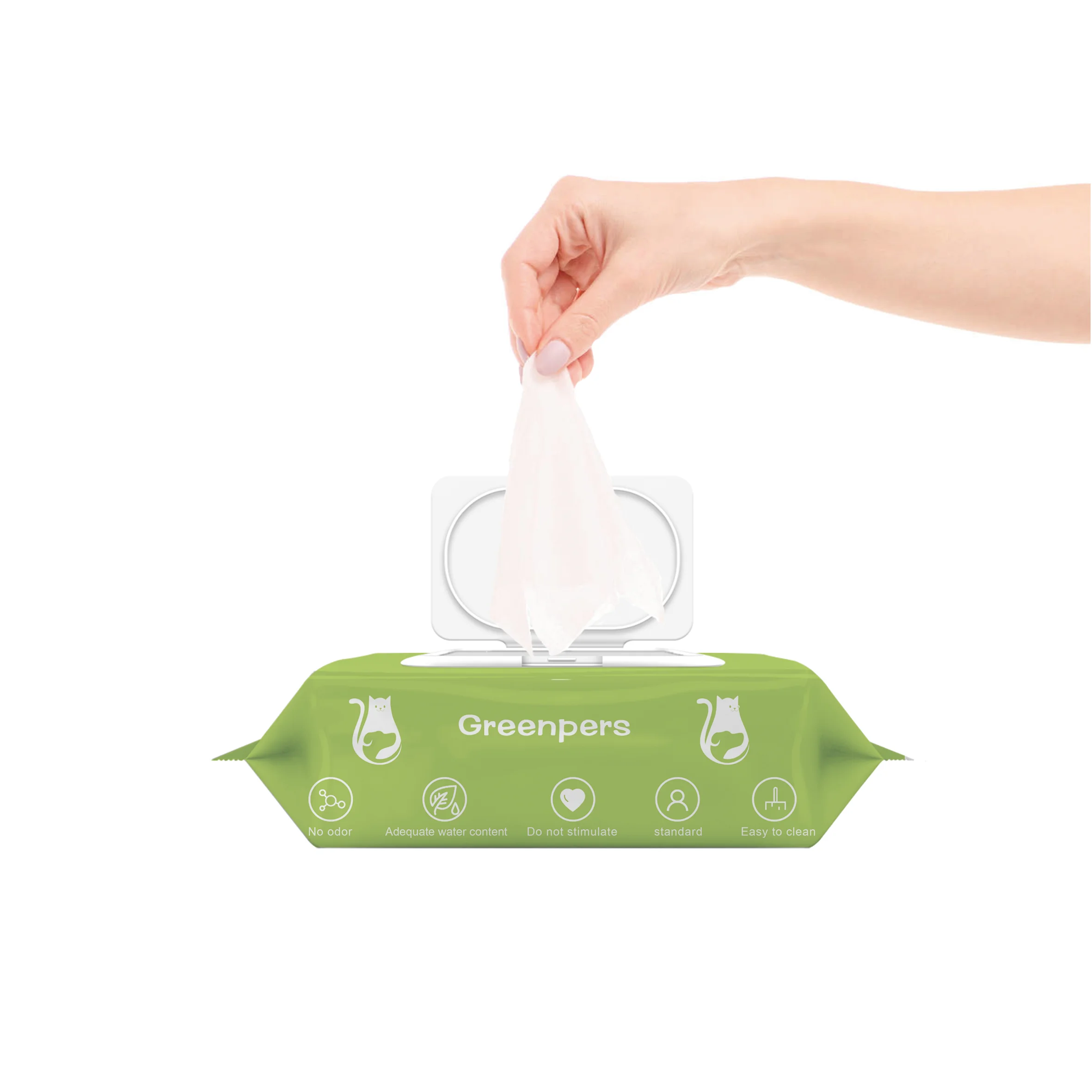 
Factory Direct Sales Enviromental Cleaning dog cleaning wipes Eco Friendly Cat Dog Paw Ear Cleaner Biodegradable Organic Wipes 