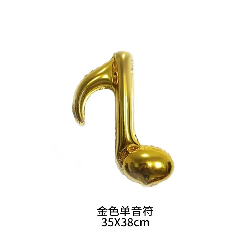 Shanghai balloon toys for kids birthday festival party decoration balloons baby boy girl inflatable toy music note foil balloons