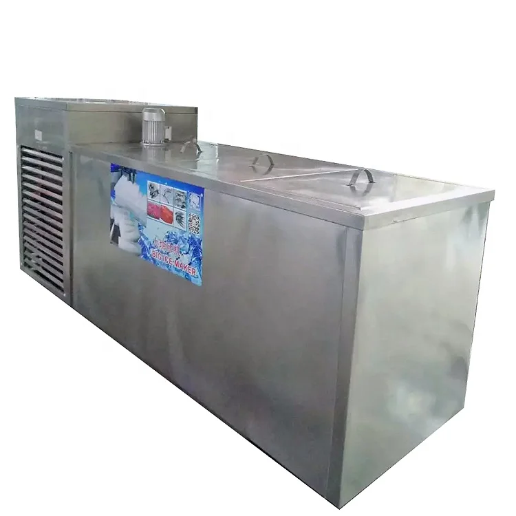 1 3 5 t tons block ice maker brine tank direct-cooling block ice making machine