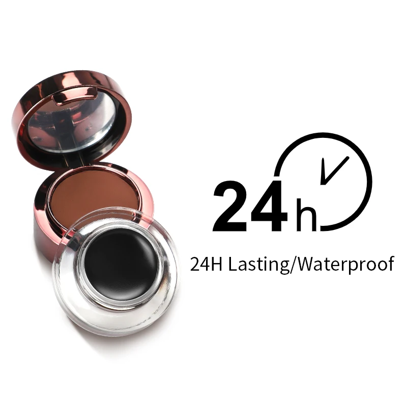Beauty Make Up Kit Cosmetics 2 In 1 Eye Brow Powder Liner Cream For Women Make up Set