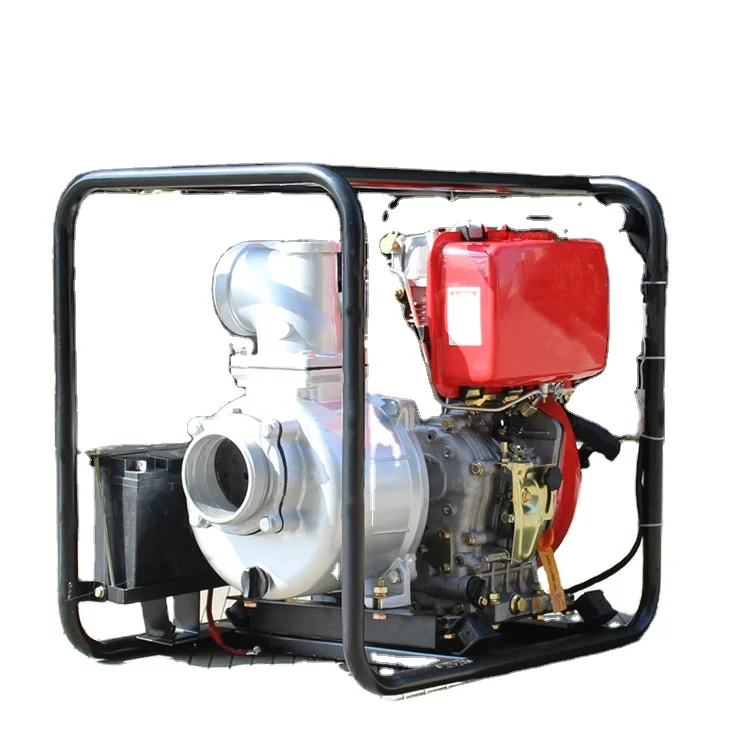 500 Meters Long Distance Water Pump 4 Inch Key Start Diesel Pumps