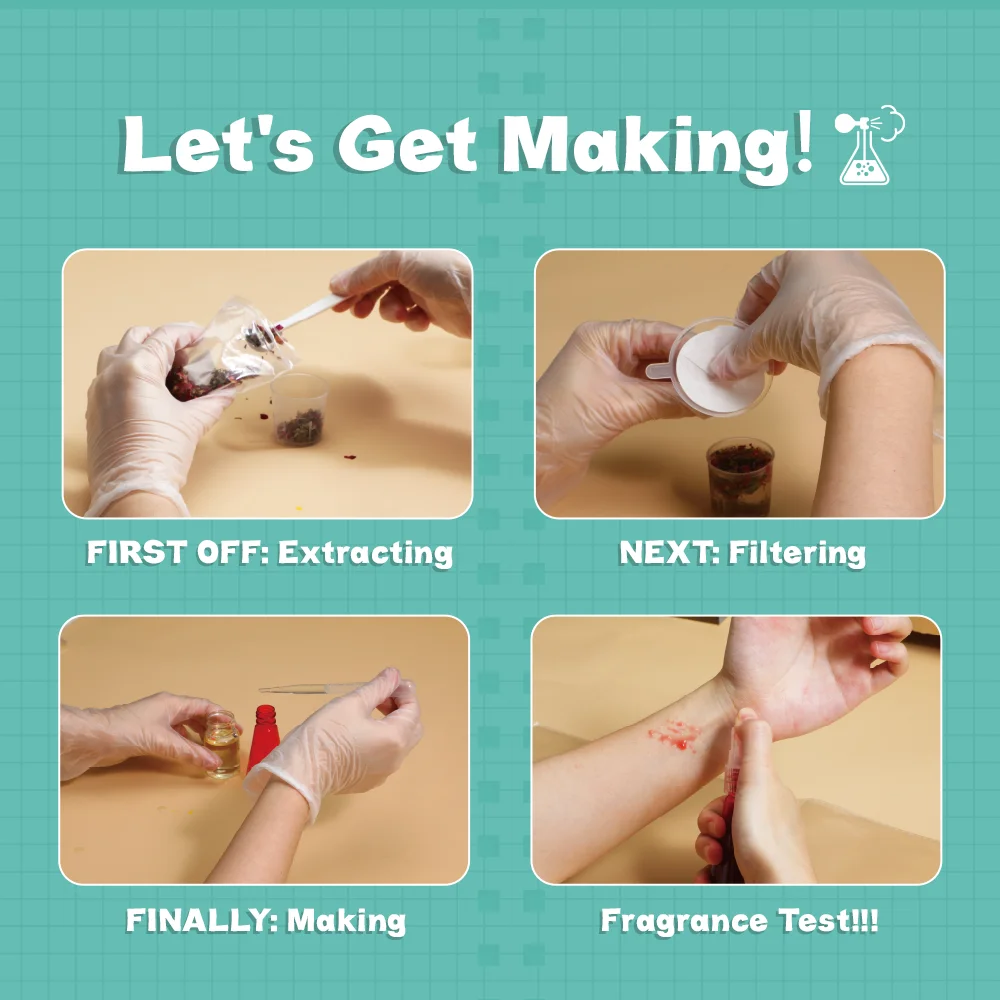 Perfume Making Lab Diy Science Kit Stem Learner Toy for Children 2023 New Products Educational Science Experiment