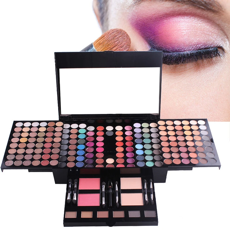 MISS ROSE 180 Colors Eyeshadow Palette Cosmetic Fashion Women Makeup Case Full Make up Eye Shadow Palette Maquillage