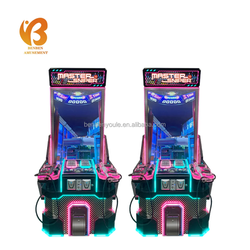 High Quality Coin Operated Two Players Battle Arcade Gun Target Shooting Games Machine For Sale