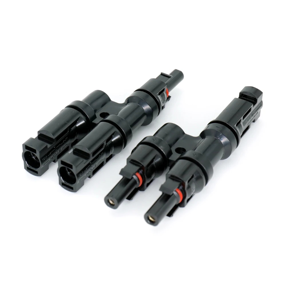Solar PV Connector T Branch 1 In 2  MC004 solar connectors 2 in 1 T Branch For Solar Panel