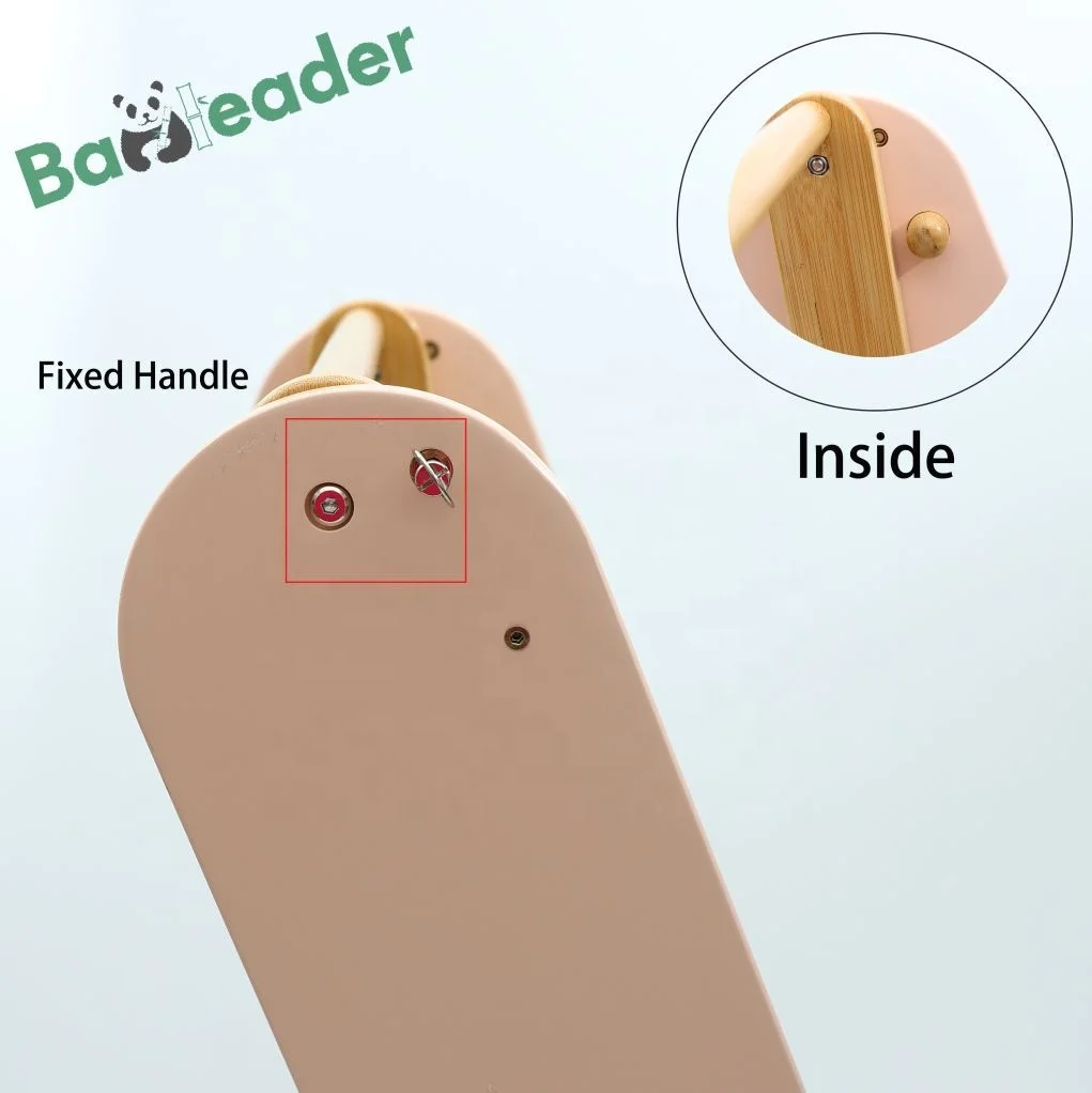 OEM Collapsable Bamboo Wood Child Step Stool Bamboo Montessori Toddler Learning Tower Adjustable Kitchen Bamboo Kids Step Stool