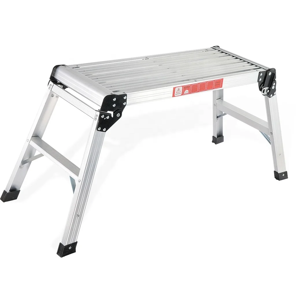 60x60cm Aluminium Foldable Home Used Working Platform Ladder