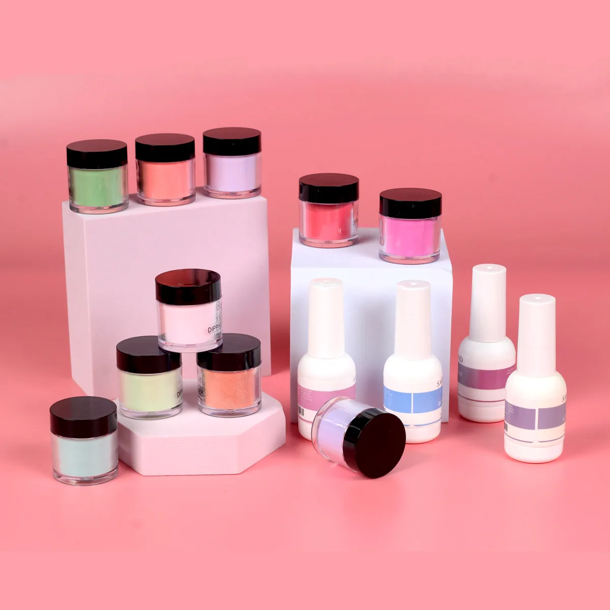 MEETNAIL nail supplies manufacturer private label nail dipping powder starter kit professional OEM custom acrylic dip powder kit