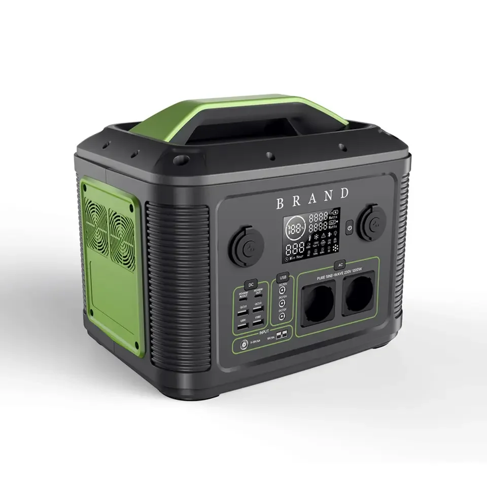 1200W outdoor mobile power supply best selling products to resell lifepo4 battery pack station power bank mobile power station