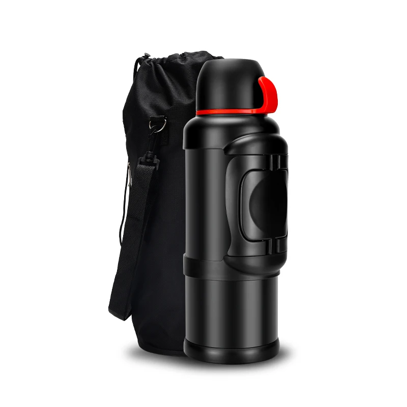 IMOGY 316 Large Capacity Insulated Water Bottle Portable American Style Thermos Flask Eco-Friendly Hot Kettle/Vacuum Bottle