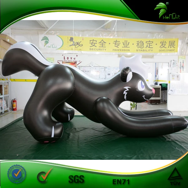Черная надувная игрушка Skunk гигантская сексуальные