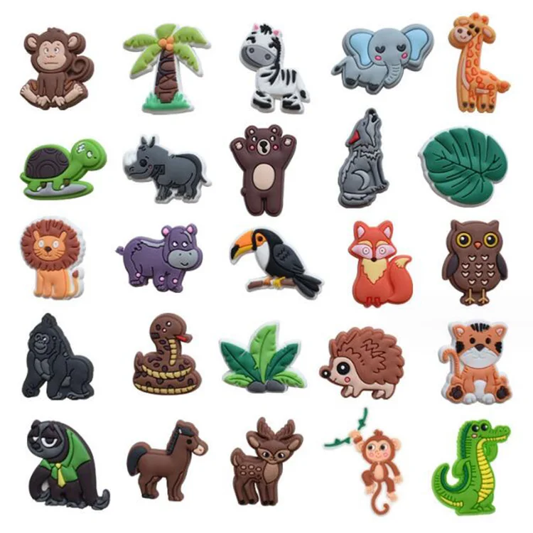 Wholesale Shoe Charms Colorful Leisure Sports Series letters Cute Cartoon Clog Pvc Shoe Charms Decorations for croc